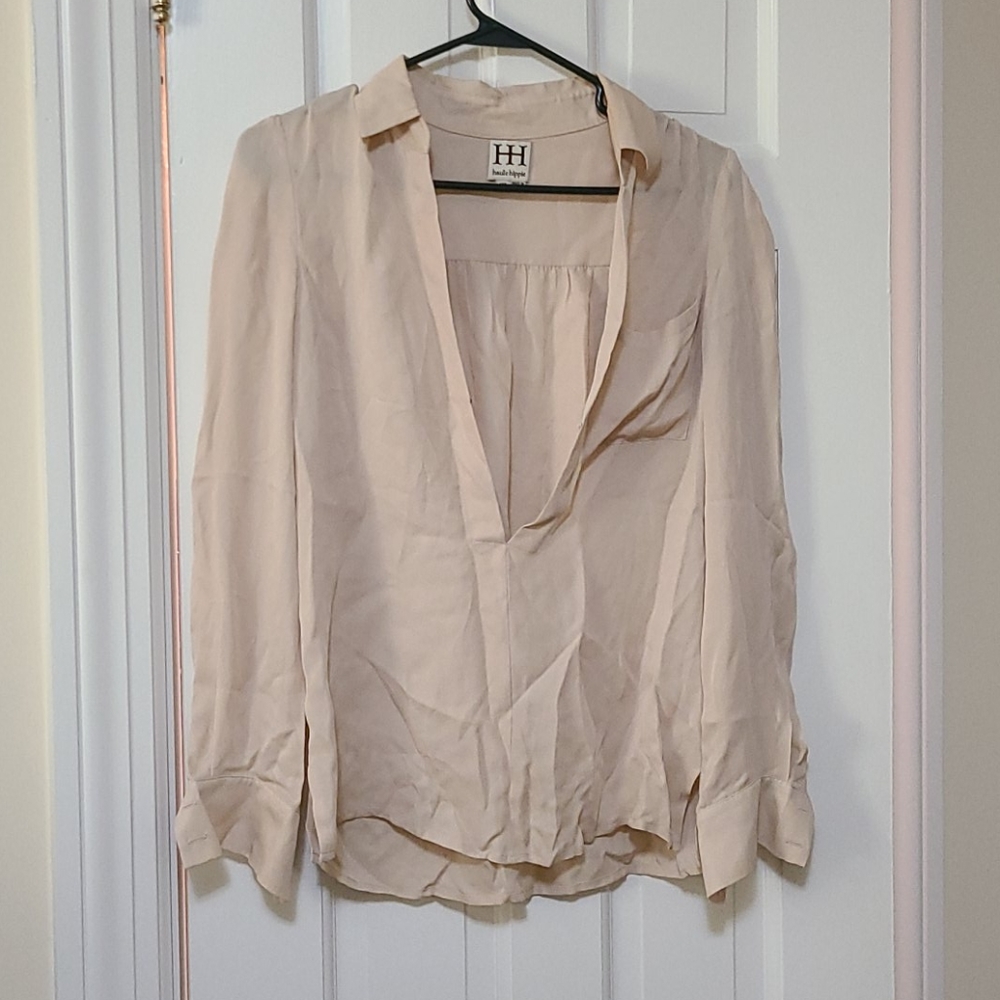 Haute Hippie sheer blouse